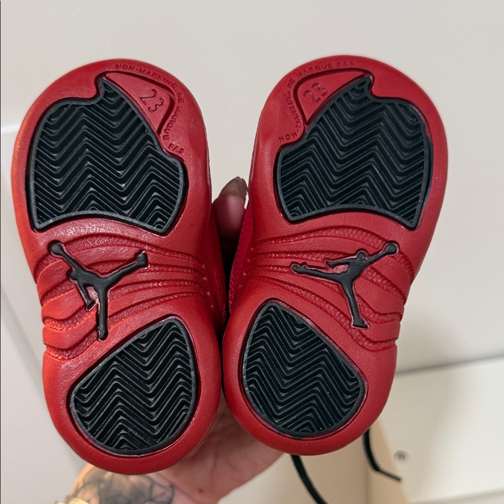 Jordan Kids Black and Red Sneakers - Picture 4 of 4